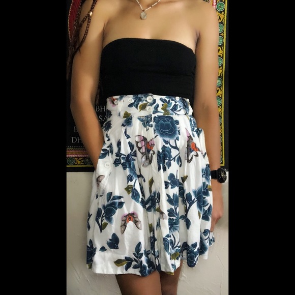 FRENCH CONNECTION Button Down Nature Themed Skirt - Picture 2 of 5